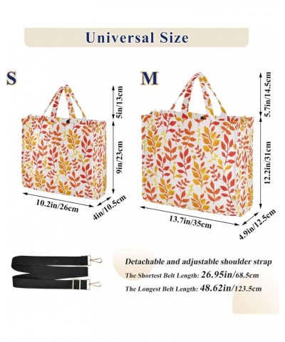 Autumn Leaves Tote Bag Corduroy Bag Large Handbag Shoulder Bag Satchel Bag for Women $13.50 Totes