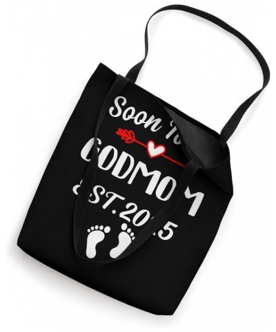 Soon To Be GODMOM 2025 Heart Arrow Family Pregnancy Match Tote Bag $11.00 Totes