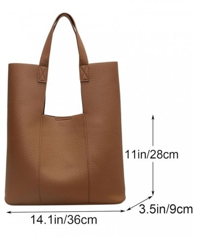 Shoulder Bag for Women Leather Handbag Designer Top-Handle Bag Large Capacity Tote Retro Hobo Bag Ladies Purse Black $42.92 T...