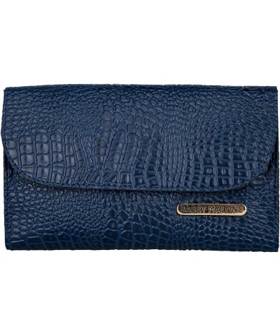 Women's Handbag (Set of 3, Croco Blue), Croco Blue, M $40.95 Handbags