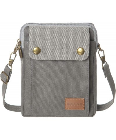 Small Crossbody Bag Travel Purse Phone Purse Crossbody for Women Small Bag Wallet Purse Tiny Purse for Girls Boys A-gray $8.5...