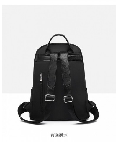 Oxford Trendy Women's Backpack Shoulder Bags Messenger Bag Cellphone Bags Black $38.41 Backpacks