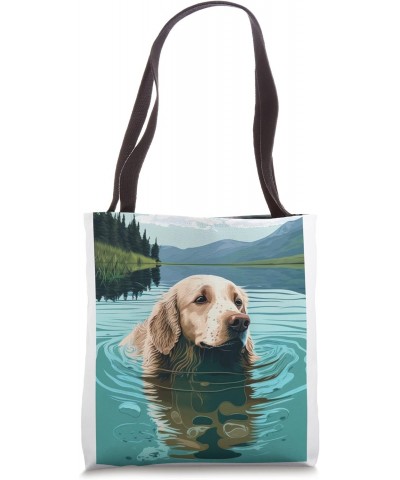 All You Need Is A Dog And A Lake Humor cute animal dog lover Tote Bag $11.42 Totes