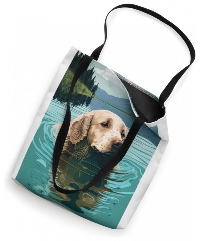 All You Need Is A Dog And A Lake Humor cute animal dog lover Tote Bag $11.42 Totes