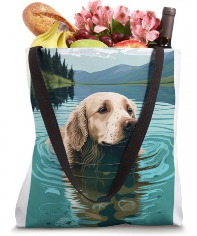 All You Need Is A Dog And A Lake Humor cute animal dog lover Tote Bag $11.42 Totes