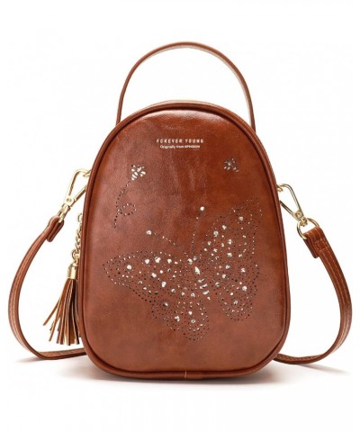 Small Satchel Bags Shoulder Purse Crossbody Bags for Women Trendy 006-dark-brown-1 $10.80 Backpacks