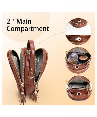 Small Satchel Bags Shoulder Purse Crossbody Bags for Women Trendy 006-dark-brown-1 $10.80 Backpacks