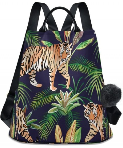 Tiger Jungle Forest Women Backpack Anti-theft Handbag Purse Travel Bag Fashion Shoulder Bags $17.60 Backpacks