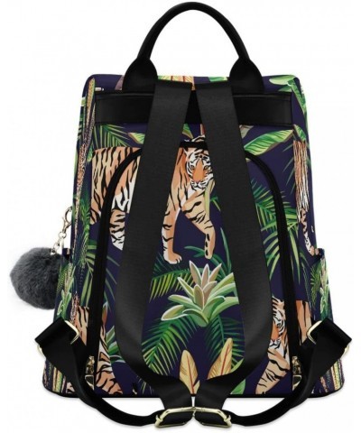 Tiger Jungle Forest Women Backpack Anti-theft Handbag Purse Travel Bag Fashion Shoulder Bags $17.60 Backpacks