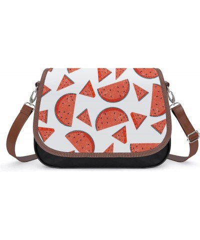 Printed Shoulder Crossbody Bag Leather Hobo Bags Medium Ladies Top Handles Satchels Halloween Happy Color10 $22.50 Crossbody ...