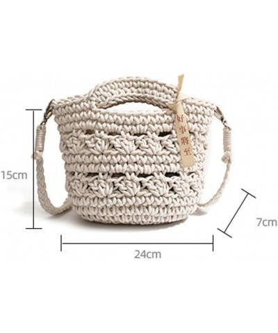 Summer Beach Mesh Bags for Women Woven Mini Tote Bag Hobo Bag Hand-woven Shoulder Crossbody Bag Purse Orange $14.15 Shoulder ...