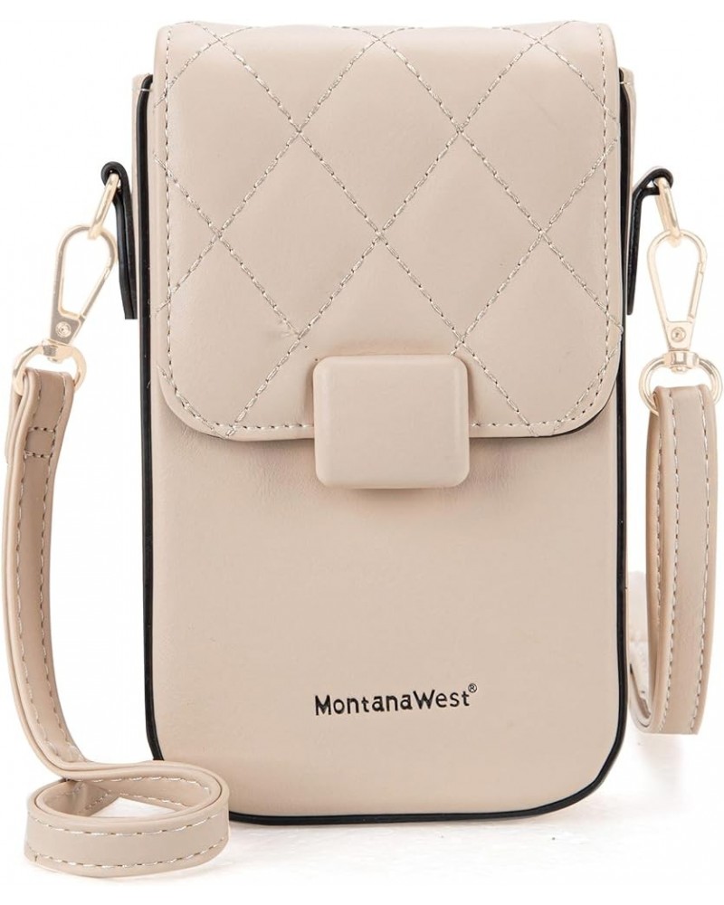 Cell Phone Purse Small Crossbody Bags for Women Cellphone Wallet Bag with RFID Blocking Credit Card Slots **Quilted Beige $17...