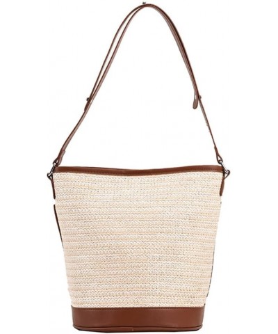 St Tote Bag for Women,St Beh Bag Summer St Woven Boho Shoulr Bag for Travel Vocation Beige $10.90 Shoulder Bags