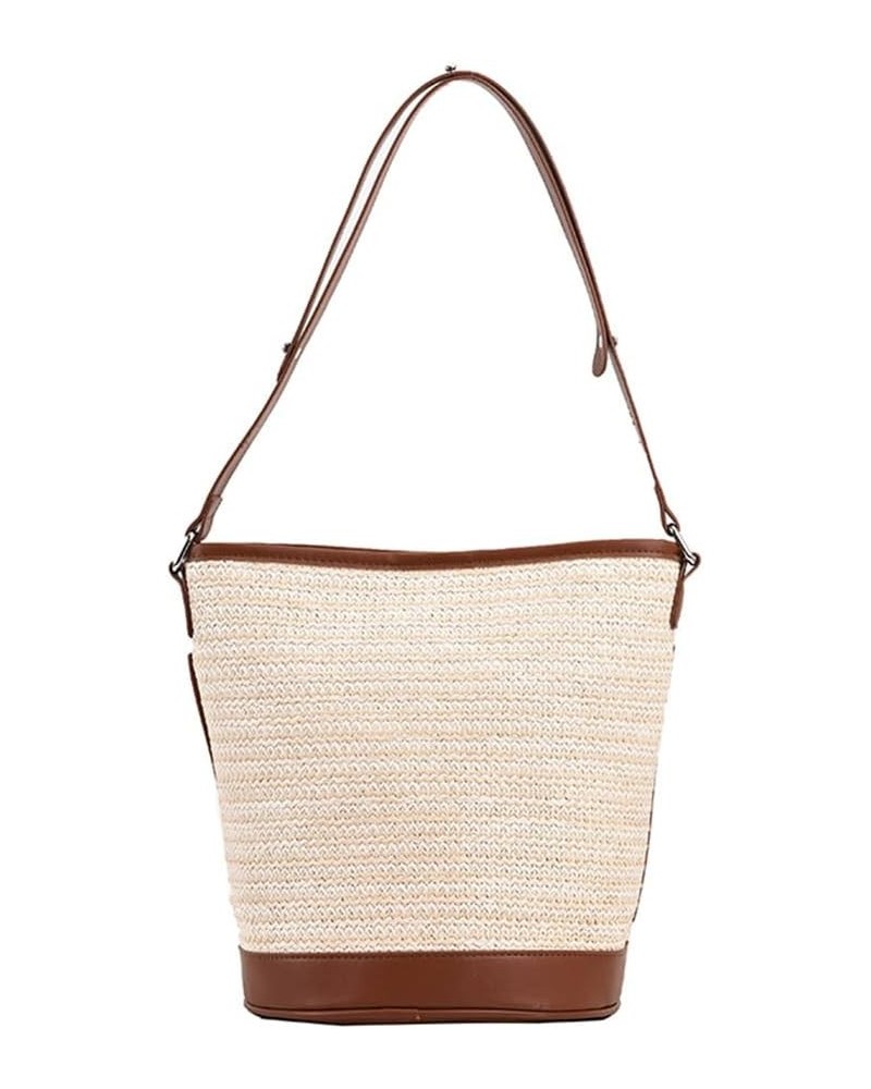 St Tote Bag for Women,St Beh Bag Summer St Woven Boho Shoulr Bag for Travel Vocation Beige $10.90 Shoulder Bags