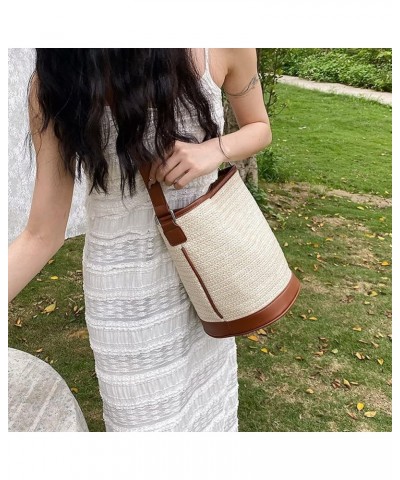 St Tote Bag for Women,St Beh Bag Summer St Woven Boho Shoulr Bag for Travel Vocation Beige $10.90 Shoulder Bags