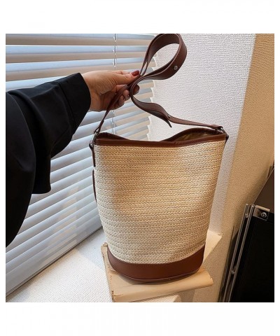 St Tote Bag for Women,St Beh Bag Summer St Woven Boho Shoulr Bag for Travel Vocation Beige $10.90 Shoulder Bags