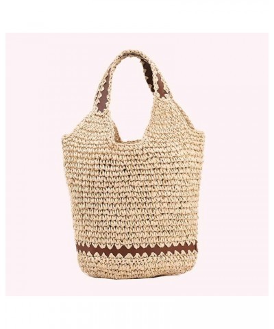 St Tote Bag for Women,St Beh Bag Summer St Woven Boho Shoulr Bag for Travel Vocation Beige $10.90 Shoulder Bags