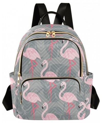 Fashion Flamingo Bird Women Backpack Purse Ladies Fashion Shoulder Bag Daypack Travel Bag 10L Small $20.99 Backpacks