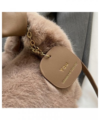 Hobo Bag Women Trendy Hobo Handbag Purse Soft PU Leather Shoulder Crossbody Bag Small Clutch with Pendant D Coffee $36.27 Totes