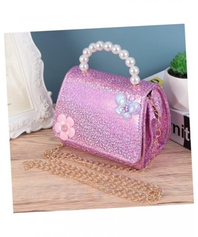 1 PC Mini Bag Handbag Laptop Messenger Bag for Women Kids Crossbody Bag Woven Handbag Little Girl Wallet Pink $10.07 Totes