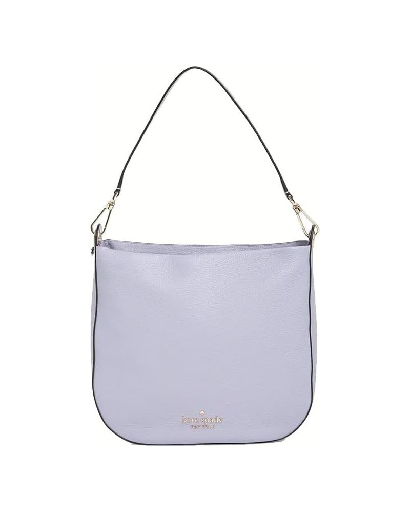 Lexy Leather Shoulder Bag in Pale Hydrangea $95.53 Shoulder Bags