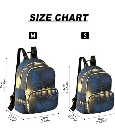 Solar System Planet Space Women Backpack Purse Ladies Fashion Shoulder Bag Daypack Travel Bag 7.5L Small $12.40 Backpacks