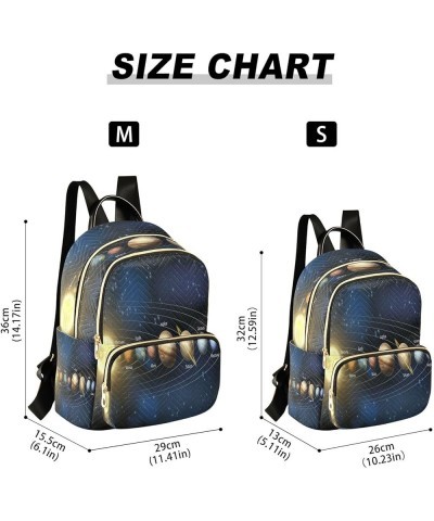 Solar System Planet Space Women Backpack Purse Ladies Fashion Shoulder Bag Daypack Travel Bag 7.5L Small $12.40 Backpacks