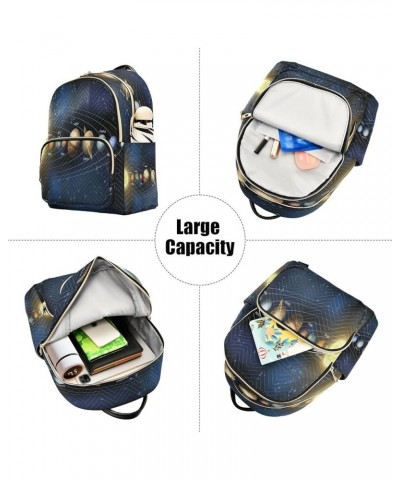 Solar System Planet Space Women Backpack Purse Ladies Fashion Shoulder Bag Daypack Travel Bag 7.5L Small $12.40 Backpacks