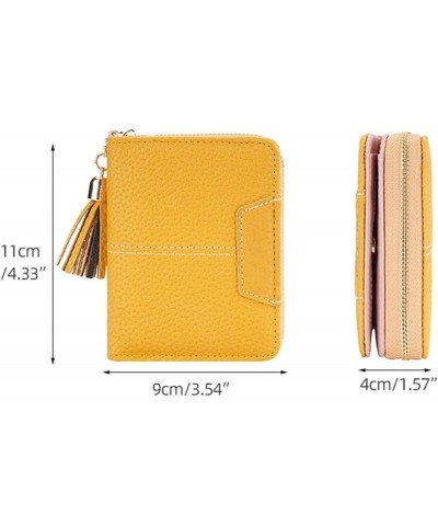 Short Women Wallets Card Holders Female Purse Coin Pocket Zipper Organ Card Bag Women's Wallet (Color : Dark Blue) Dark Blue ...