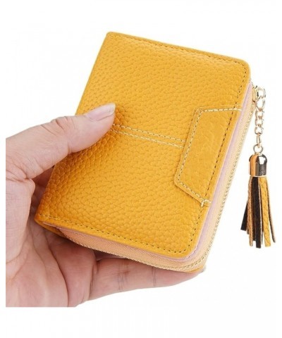 Short Women Wallets Card Holders Female Purse Coin Pocket Zipper Organ Card Bag Women's Wallet (Color : Dark Blue) Dark Blue ...