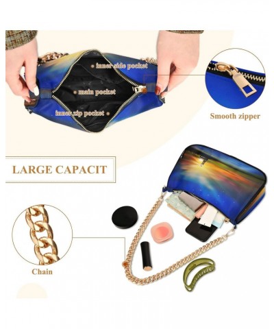 Shoulder Bags for Women Lighthouse Hobo Tote Handbag Small Clutch Purse with Zipper Closure $15.80 Shoulder Bags