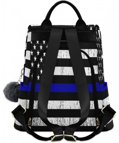 American Us Flag Stripes Women Backpack Purse Anti-theft Casual Shoulder Bag Fashion Ladies Bags $23.51 Backpacks