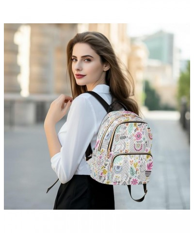 Fashion Backpack Mini Backpack Purse Casual Daily Backpack Floral Grey Sheep for Travel for College Work Medium $15.98 Backpacks