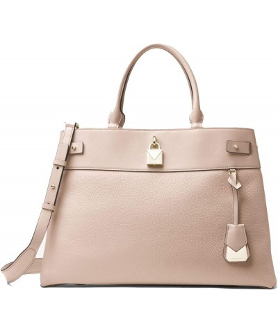 Gramercy Large Pebbled Leather Satchel Soft Pink $143.60 Satchels