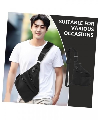 Men's Chest Bag Mens Chest Bag Chest Bag for Women Mens Shoulder Bags Chest Bag for Men Sling Bag Chest Black $8.84 Crossbody...