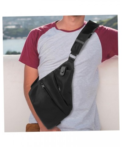 Men's Chest Bag Mens Chest Bag Chest Bag for Women Mens Shoulder Bags Chest Bag for Men Sling Bag Chest Black $8.84 Crossbody...