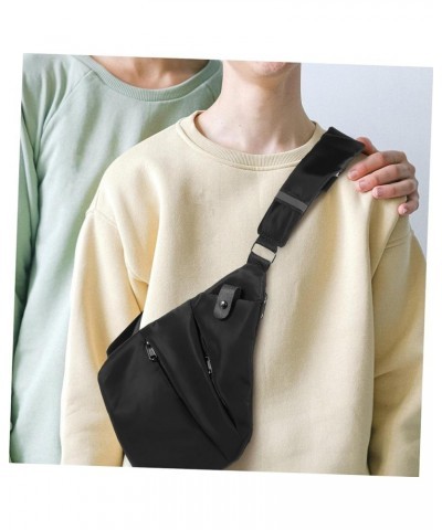 Men's Chest Bag Mens Chest Bag Chest Bag for Women Mens Shoulder Bags Chest Bag for Men Sling Bag Chest Black $8.84 Crossbody...