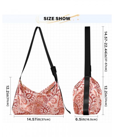 Floral Pattern Girls Crossbody Bag Beauty Womens Shoulder Bags Zipper Bag $17.48 Hobo Bags