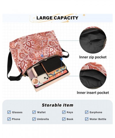 Floral Pattern Girls Crossbody Bag Beauty Womens Shoulder Bags Zipper Bag $17.48 Hobo Bags