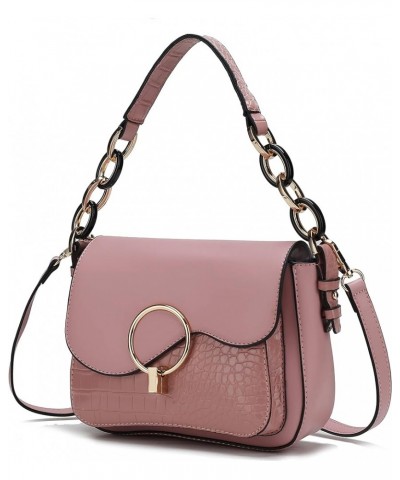 Satchel Bags for Women, Vegan Leather Shoulder bag, Crossbody bag Purse Snake Rose $18.92 Shoulder Bags