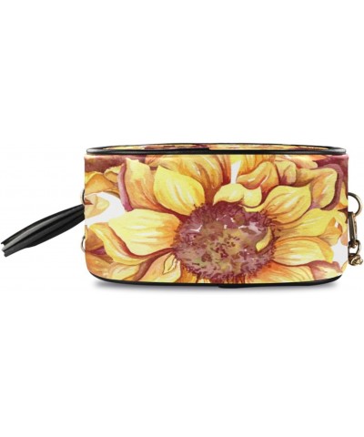 Women's Sunflowers Floral Crossbody Bag Fashion Purses Bag Cross Body Bag Shoulder Handbag with Adjustable Chain Strap $10.08...