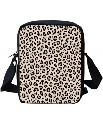 Fashion Shoulder Bag for Women, Large Capacity Messenger Bag Crossbody Bag Travel Outdoor Handbag Leopard Print $10.50 Clutches