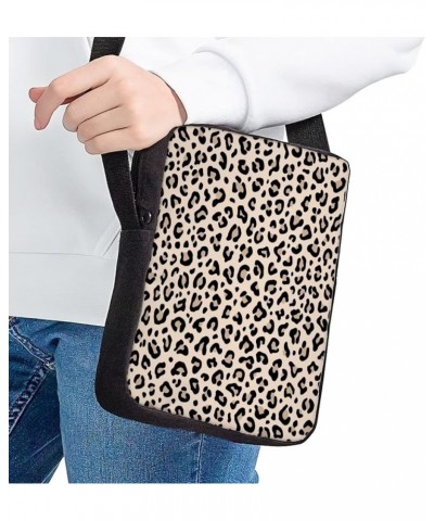 Fashion Shoulder Bag for Women, Large Capacity Messenger Bag Crossbody Bag Travel Outdoor Handbag Leopard Print $10.50 Clutches