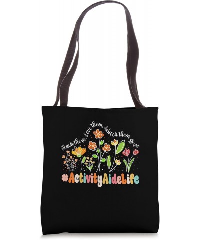 Activity Aide Life Appreciation Week Teacher Back to School Tote Bag $15.89 Totes