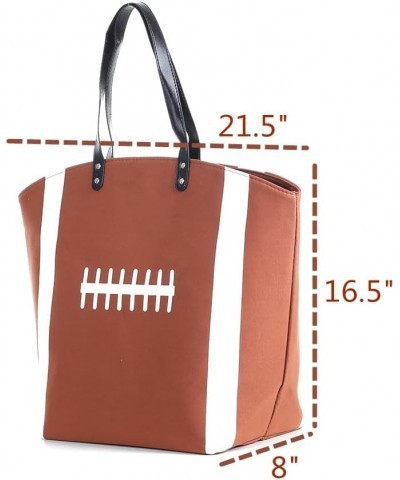 Large Baseball Tote Bag Sports Prints Utility Tote Beach Bag Travel Bag Football $12.31 Totes