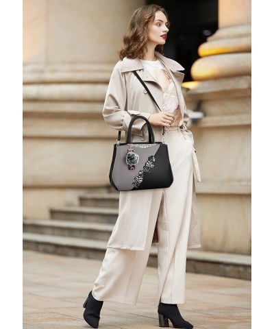 Women Handbag Ladies Messenger Bag Shoulder Bags Fashion Style Handbag Gray a $27.44 Shoulder Bags