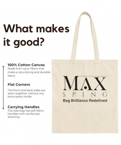 Maxsping Everyday Essential Canvas Tote Bag - Stylish, Sustainable, and Spacious Carryall for All Your Adventures Emotional B...