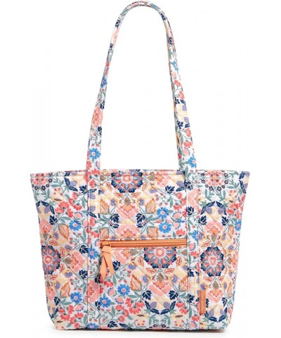 Womens Cotton Small Vera Tote Bag Enchanted Mandala - Recycled Cotton $30.18 Totes