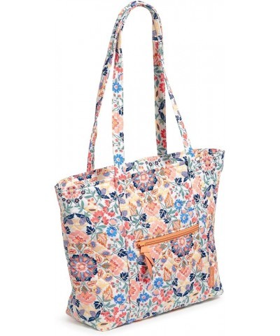 Womens Cotton Small Vera Tote Bag Enchanted Mandala - Recycled Cotton $30.18 Totes