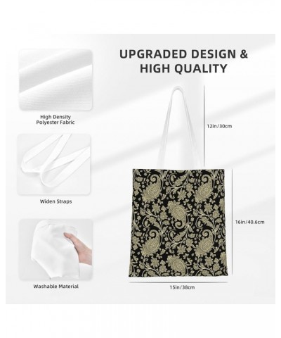 Paisley Single Shoulder Fashion Canvas Tote Shopping Bags Handbags For Men And Women Paisley31 $11.92 Totes